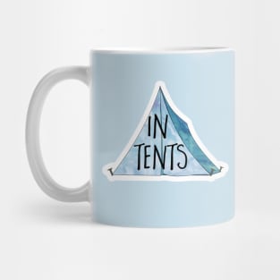 inTENTS - funny camping pun Mug